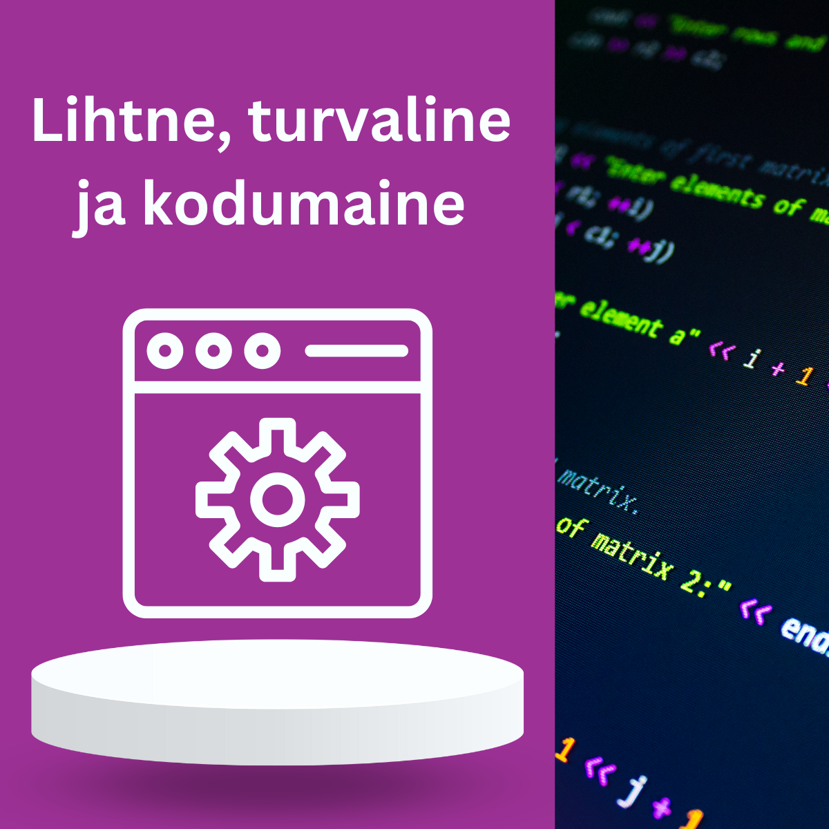 Arendajatele suunatud platvorm